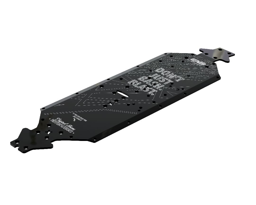 Arrma Aluminum Chassis XLWB - Black