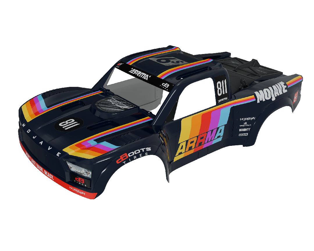 Arrma Mojave 6S BLX Painted Decalled Trimmed Body - Blue
