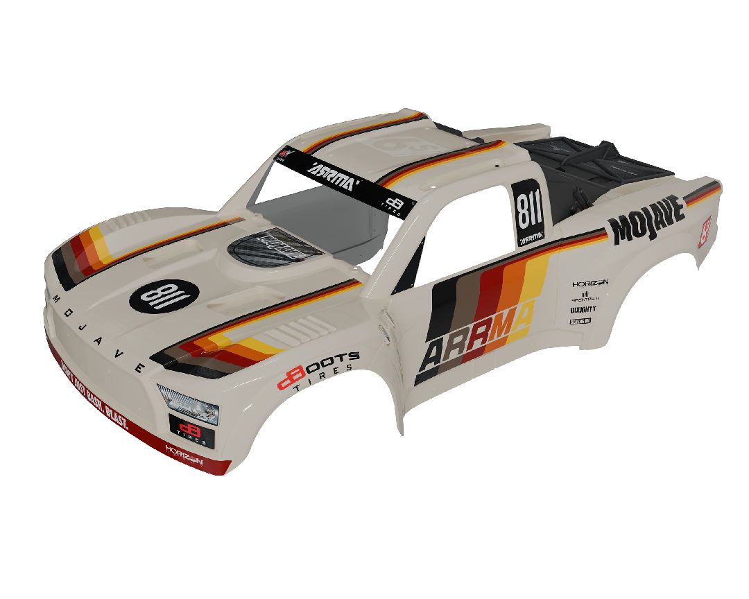 Arrma Mojave 6S BLX Painted Decalled Trimmed Body - Beige