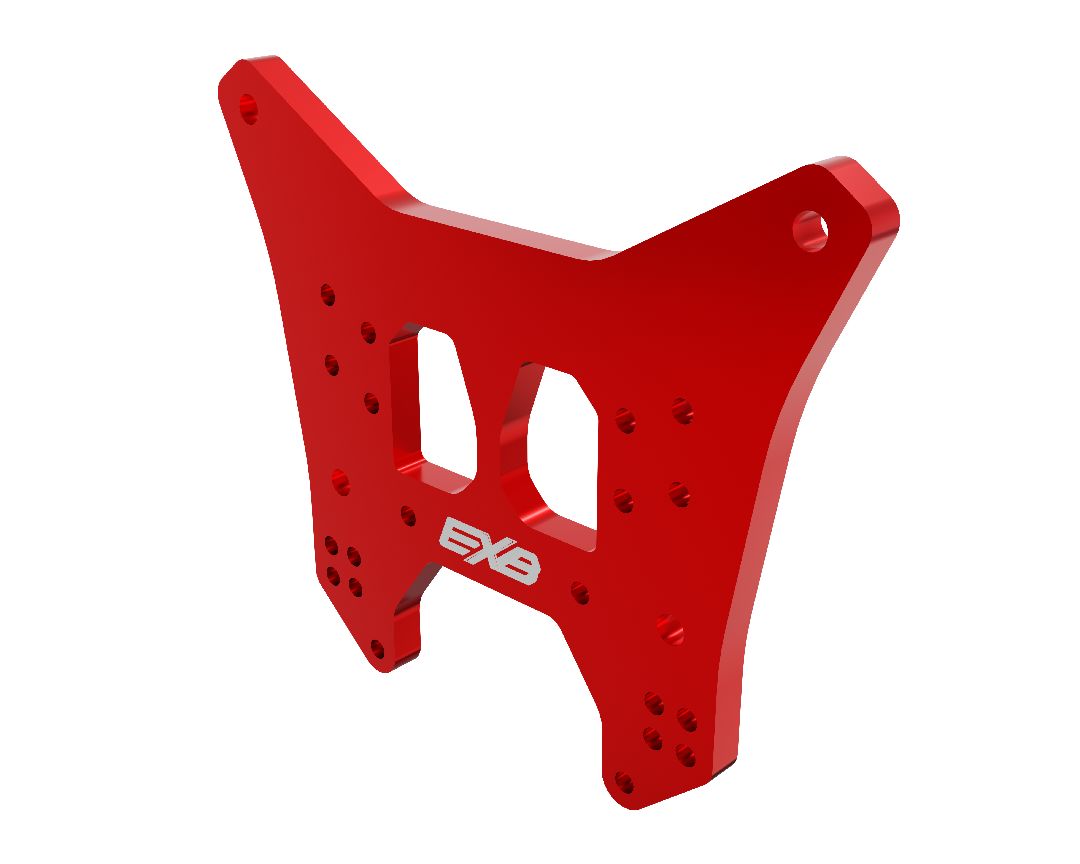 Arrma Aluminum Rear Shock Tower - Red