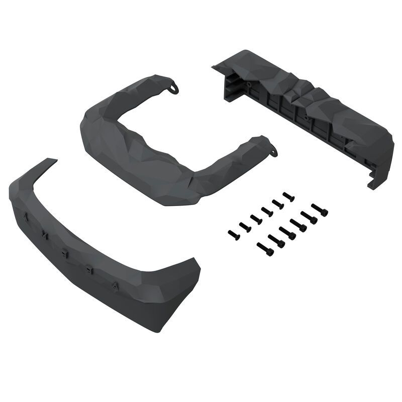Arrma Body Protector Set (3pcs) - Gunmetal