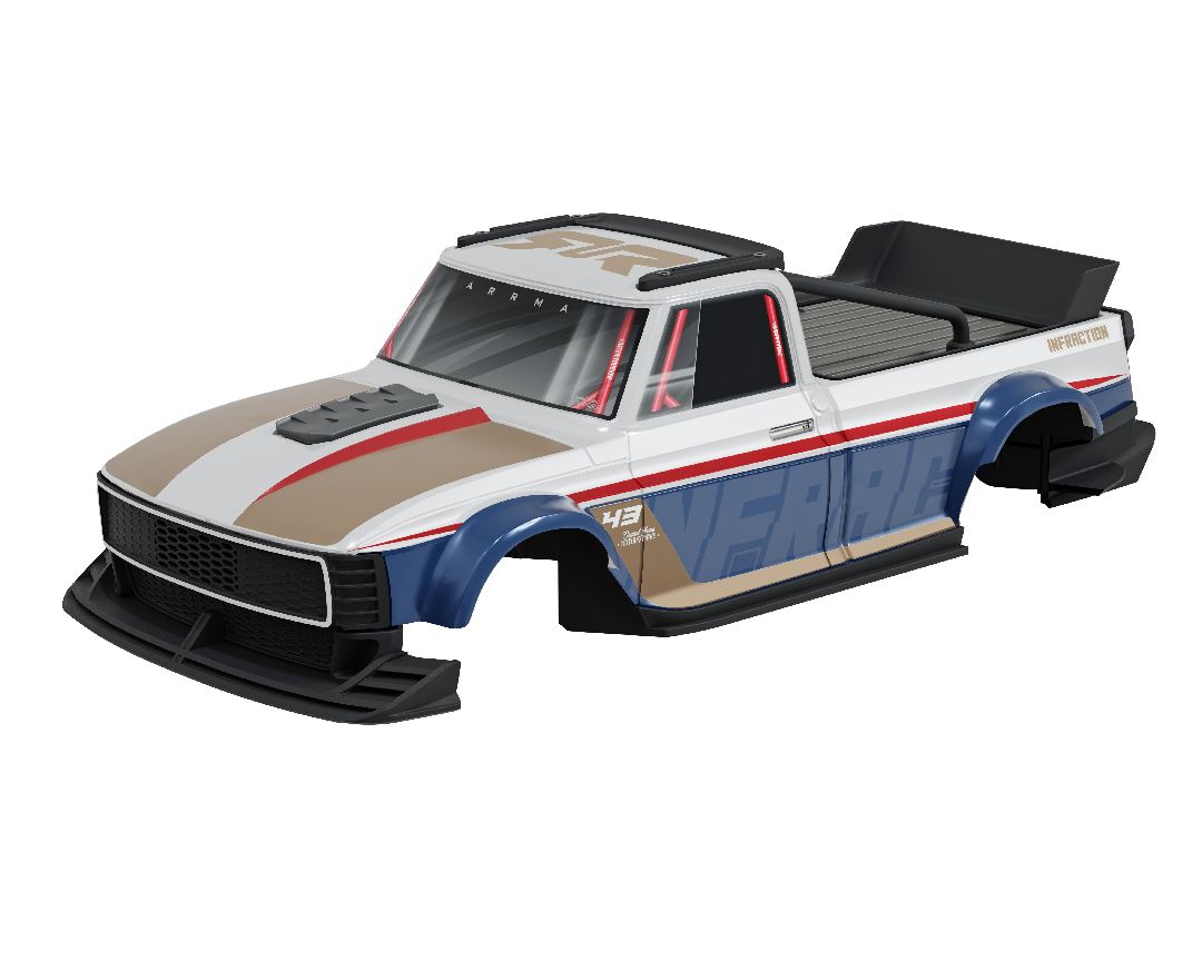 Arrma INFRACTION GROM Body - Blue/Red