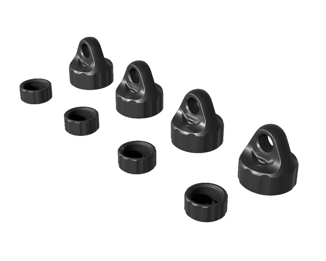 Arrma Shock Cap - GROM (4pcs) - Gunmetal