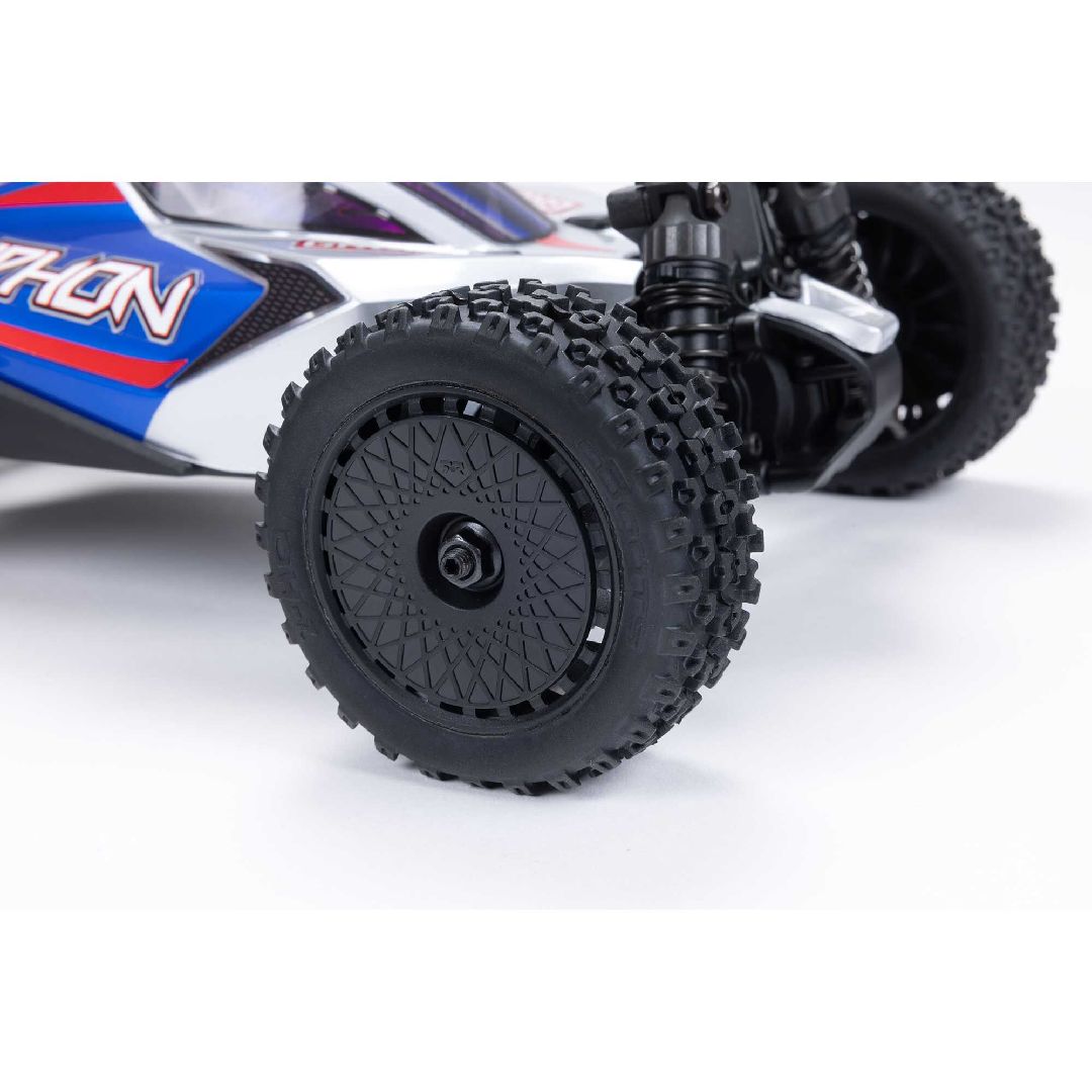 Arrma 1/14 TYPHON GROM 4x4 Buggy RTR- Blue/Silver