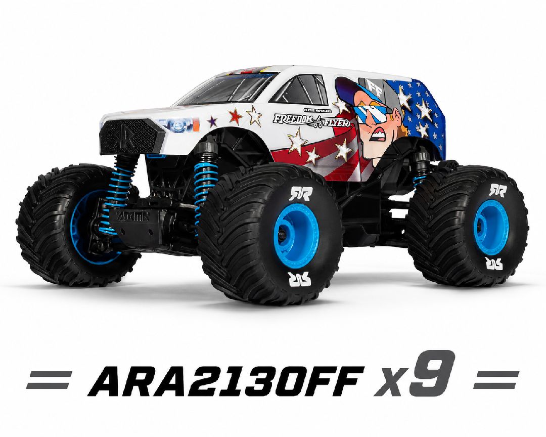 Arrma 1/16 Freedom Flyer 4X4 RTR (B&C Incl) - White (QTY 9)