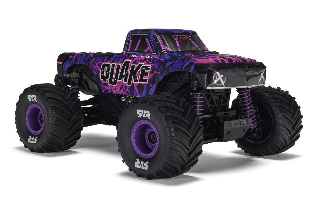 Arrma 1/16 QUAKE GROM Brushed 4x4 RTR (B&C Incl) Purple