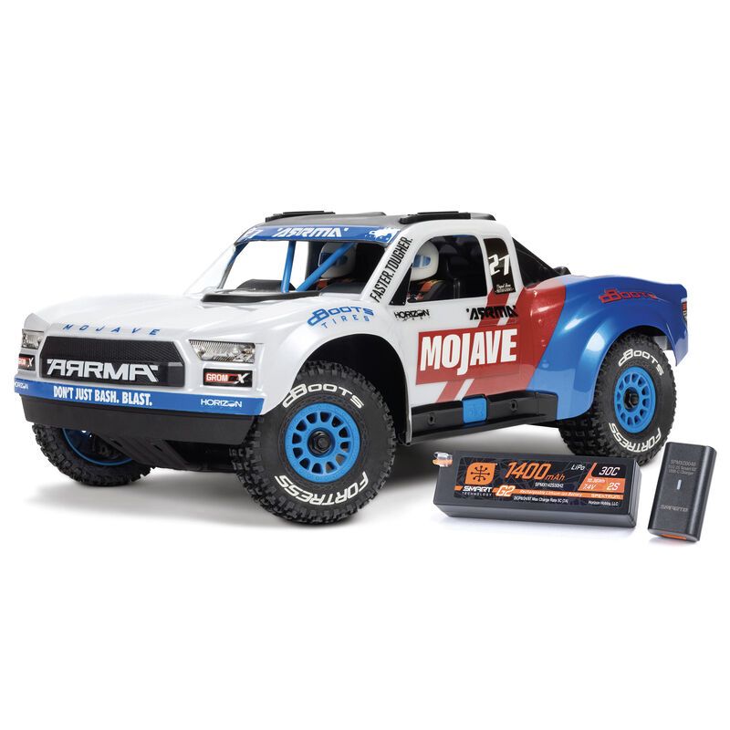 Arrma 1/16 MOJAVE GROM BLX 4x4 Desert Truck RTR - White