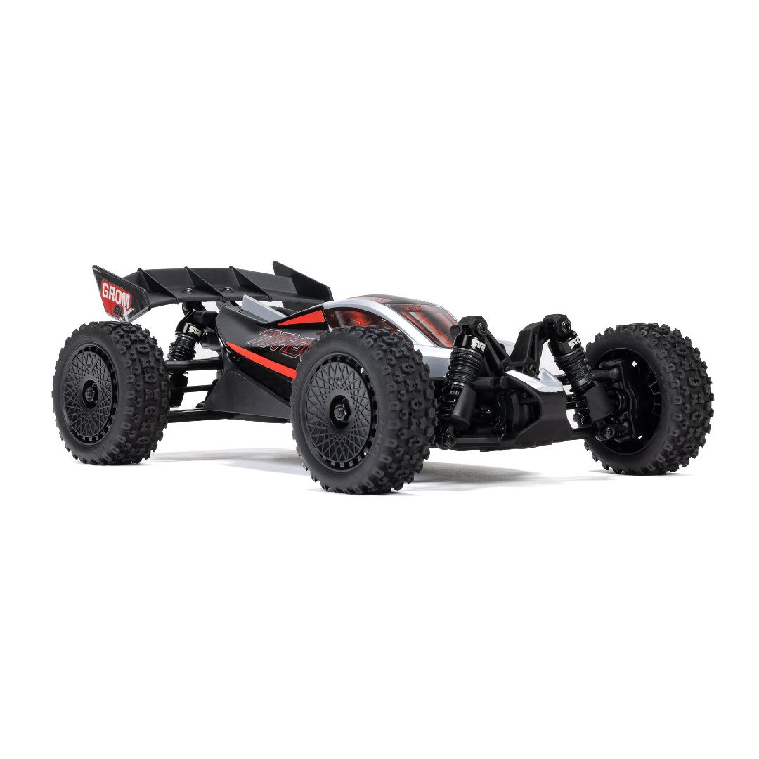 Arrma 1/14 TYPHON GROM BLX 4x4 Buggy RTR - Silver Arrma 1/14 TYPHON GROM BLX 4x4 Buggy RTR - Silver