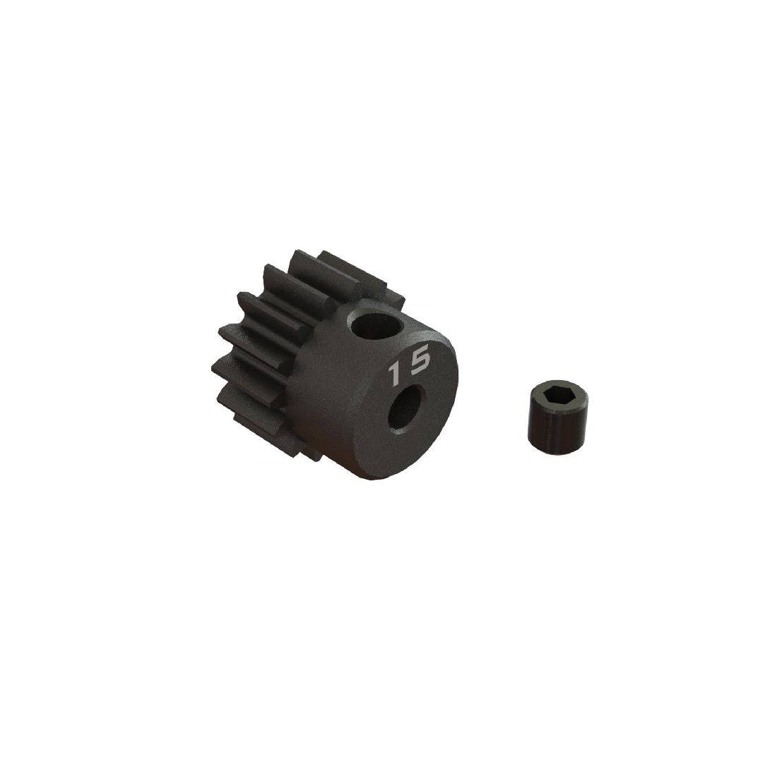 Arrma 0.8 Mod CNC Steel Pinion Gear (3.2mm Bore) (15T)