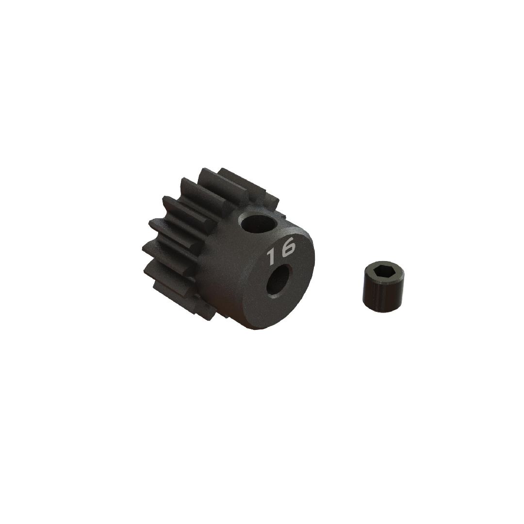 Arrma 0.8 Mod CNC Steel Pinion Gear (3.2mm Bore) (16T)