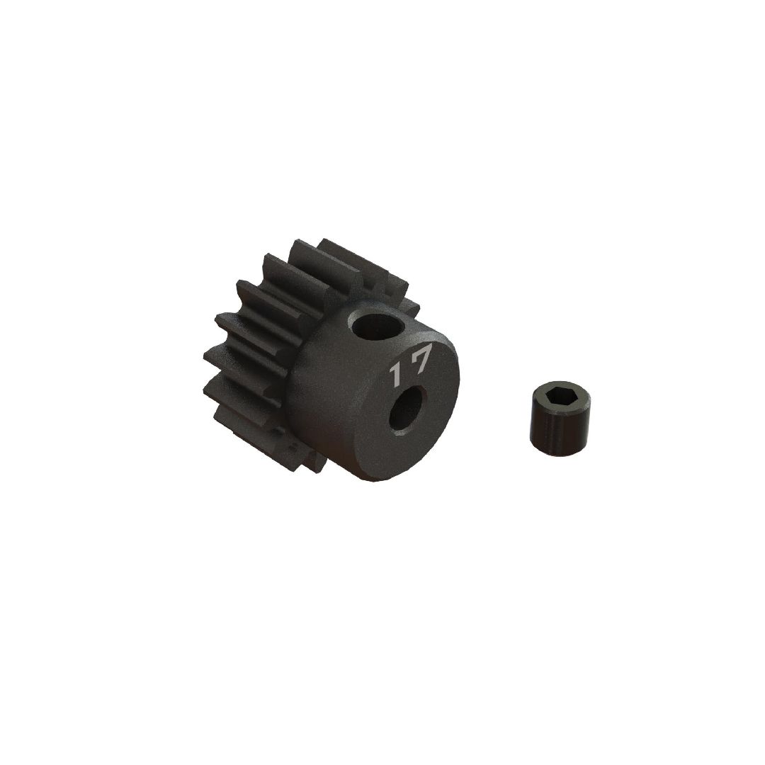 Arrma 0.8 Mod CNC Steel Pinion Gear (3.2mm Bore) (17T)