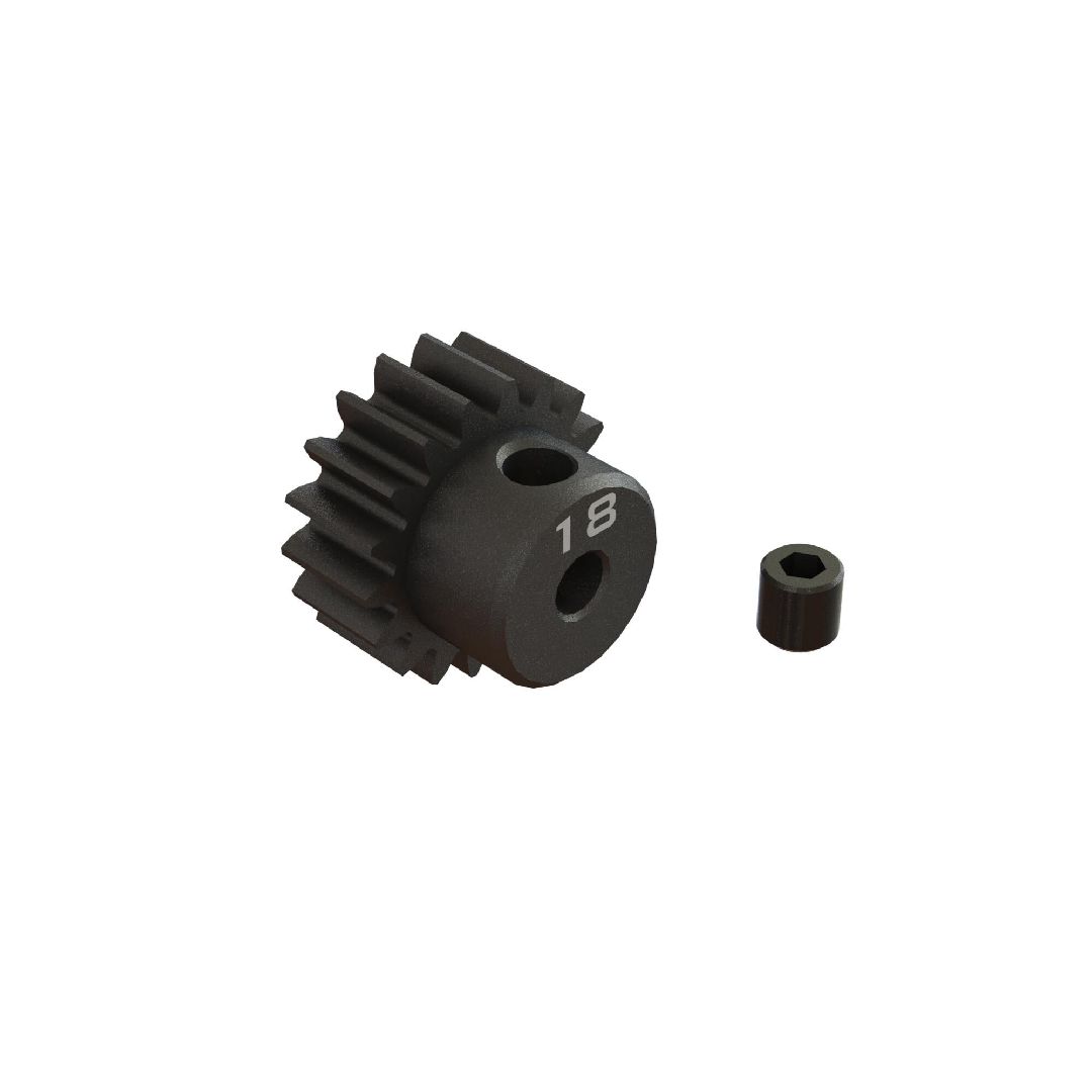 Arrma 0.8 Mod CNC Steel Pinion Gear (3.2mm Bore) (18T)