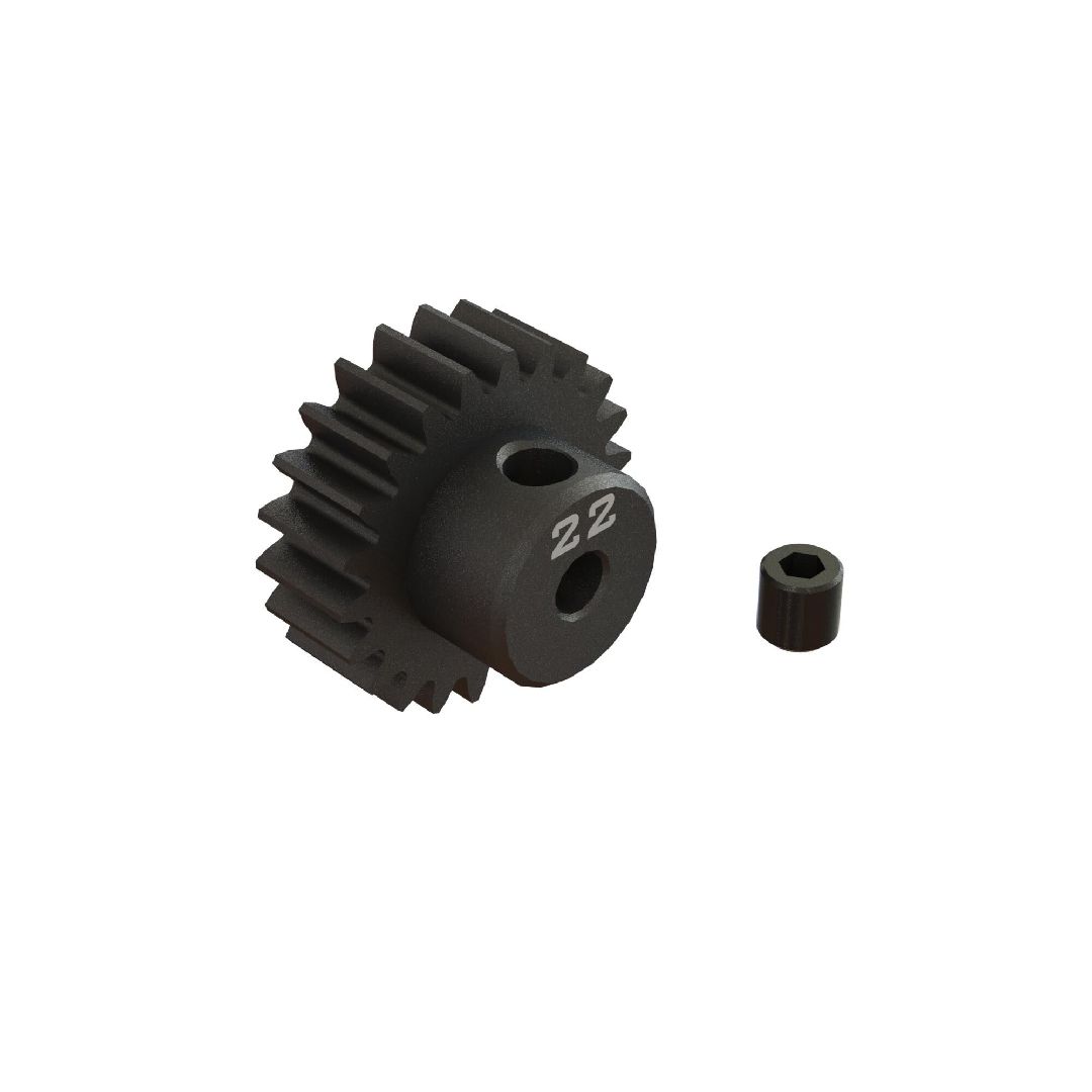 Arrma 0.8 Mod CNC Steel Pinion Gear (3.2mm Bore) (22T)