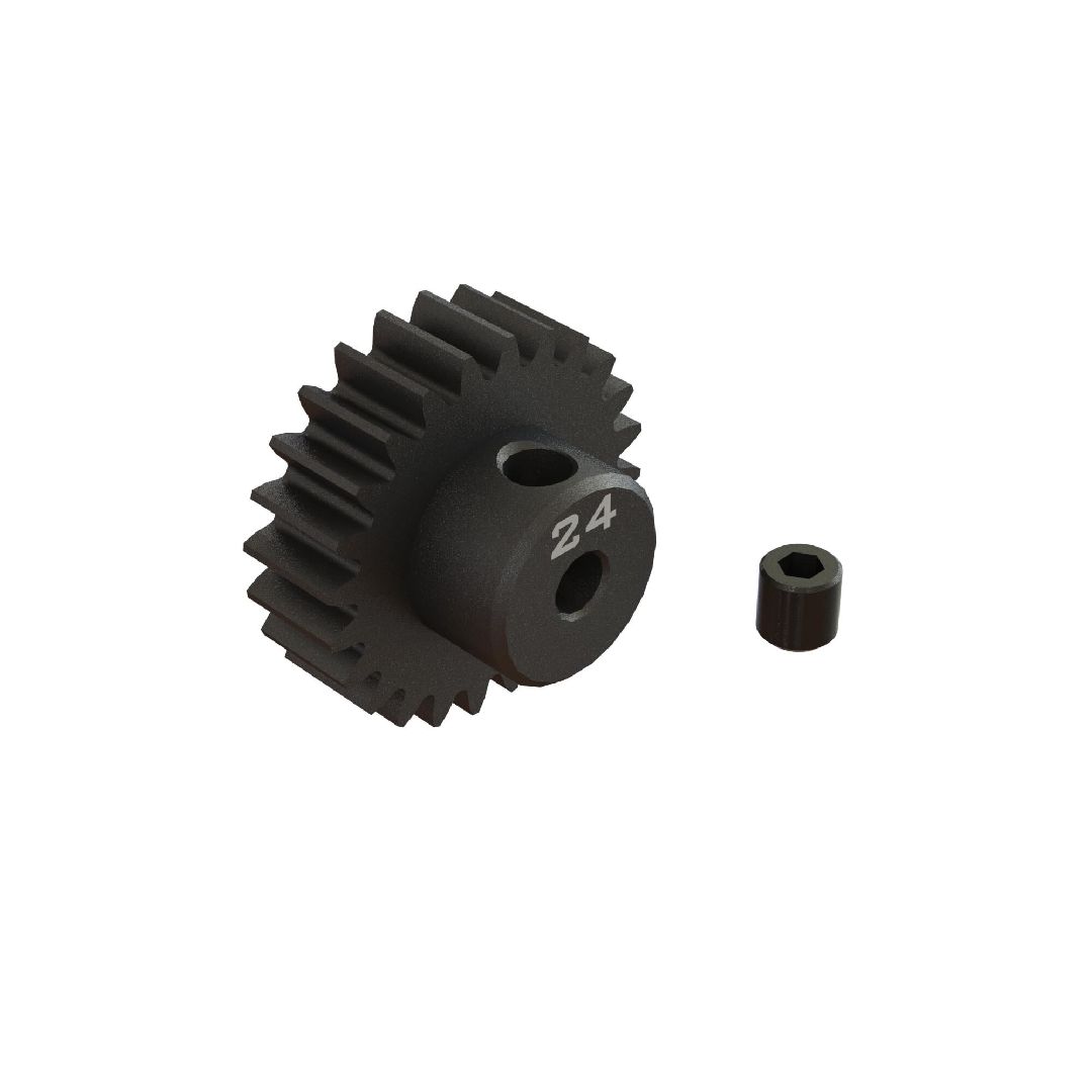 Arrma 0.8 Mod CNC Steel Pinion Gear (3.2mm Bore) (24T)
