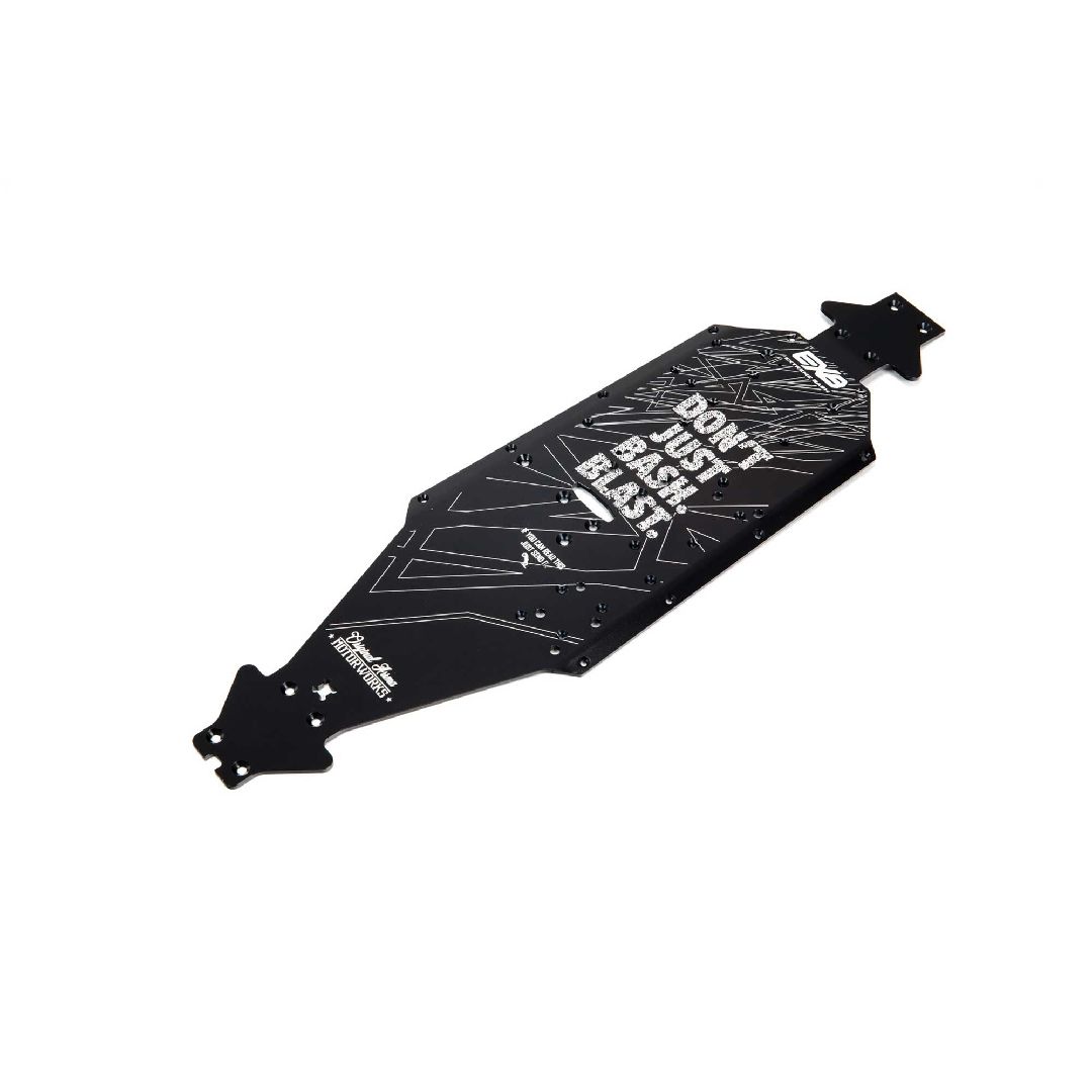 Arrma Aluminum Chassis CNC 7075 T6 LWB Black