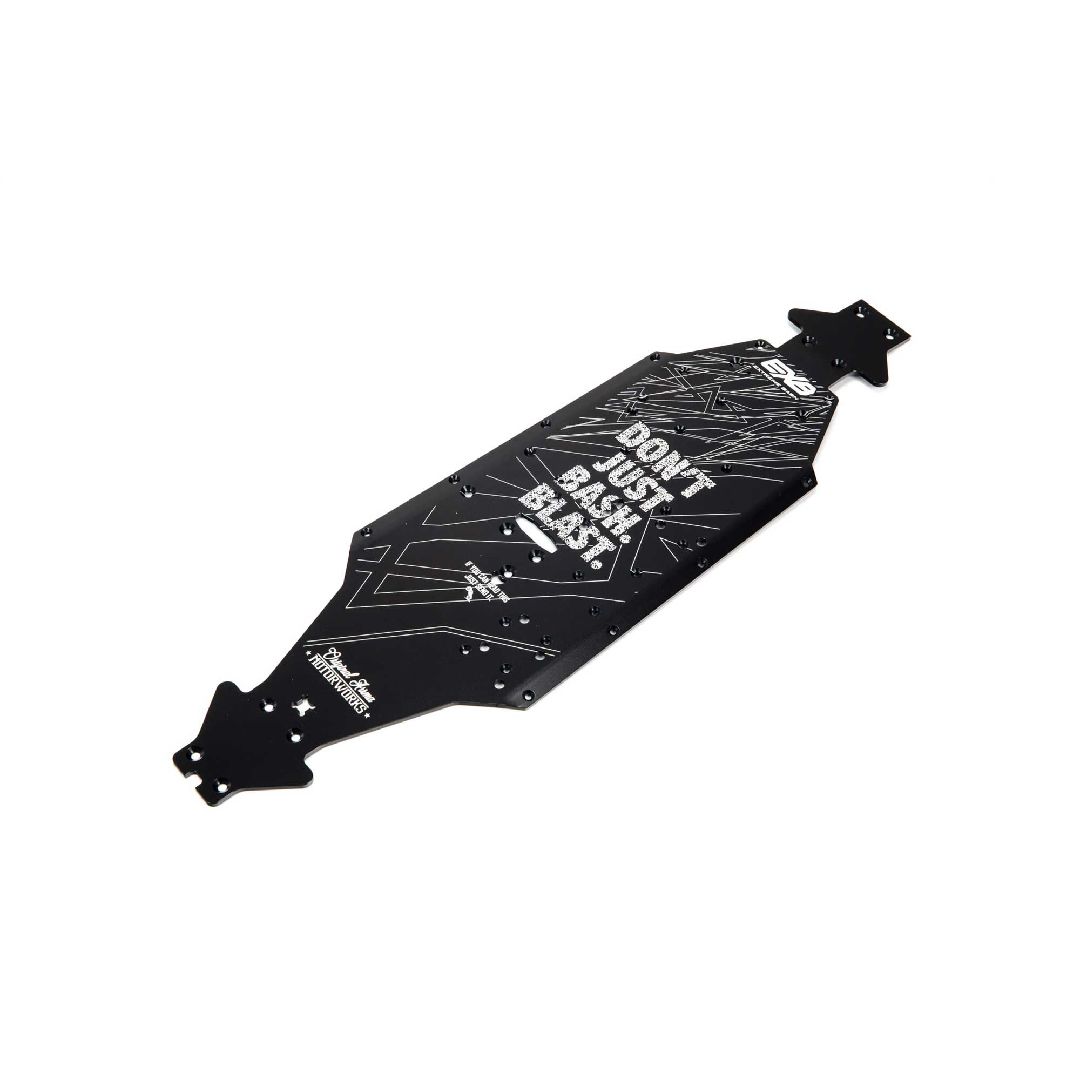 Arrma Aluminum Chassis CNC 7075 T6 XLWB - Black