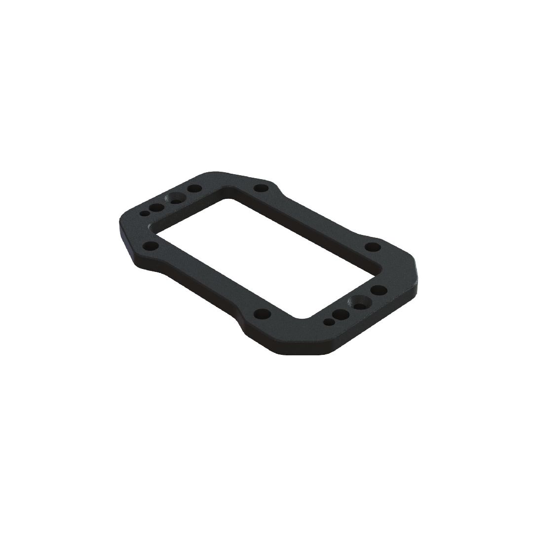 Arrma Aluminum Servo Mount Plate - Black Arrma Aluminum Servo Mount Plate - Black