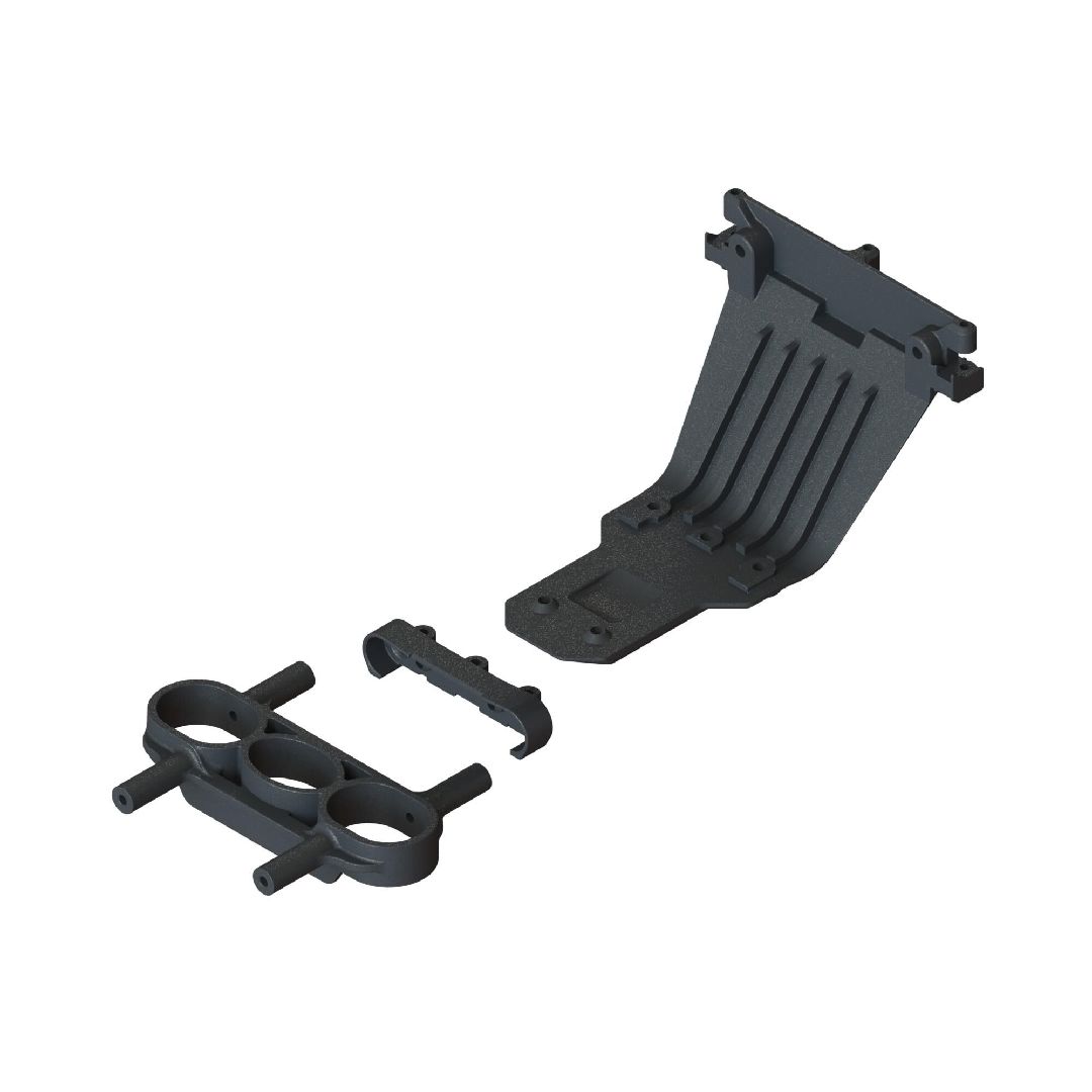Arrma Rear Skid, Skid Mount and Bumper Loop