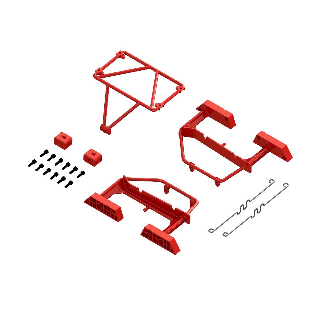 Arrma Desert Truck Body Roll Cage Set (Red) - GROM