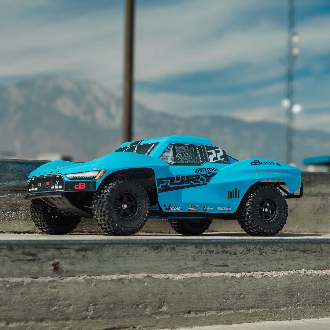 Arrma 1/10 FURY 2wd Short Course Truck RTR - Blue