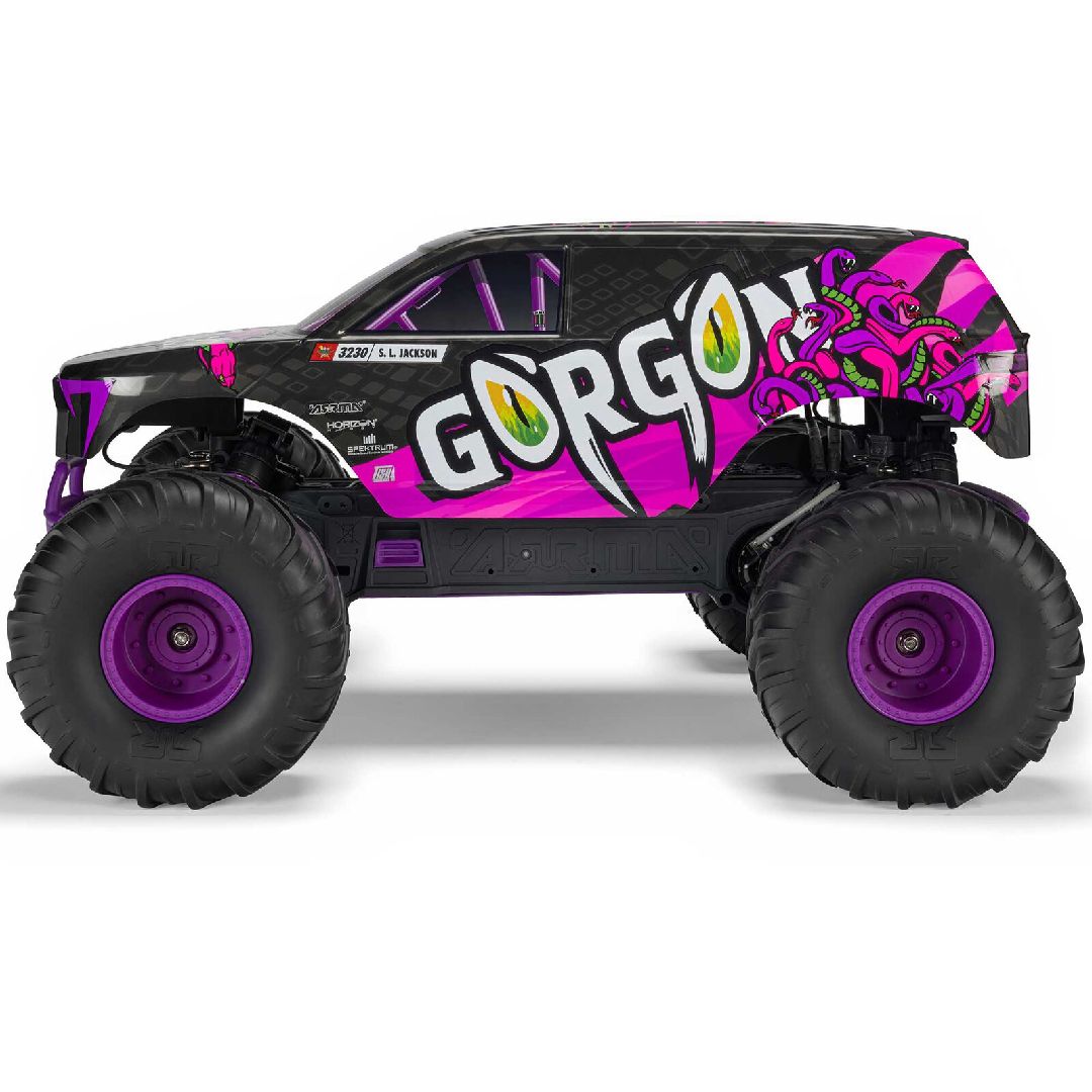 Arrma 1/10 GORGON 2wd RTR (B&C Included) - Purple - Click Image to Close