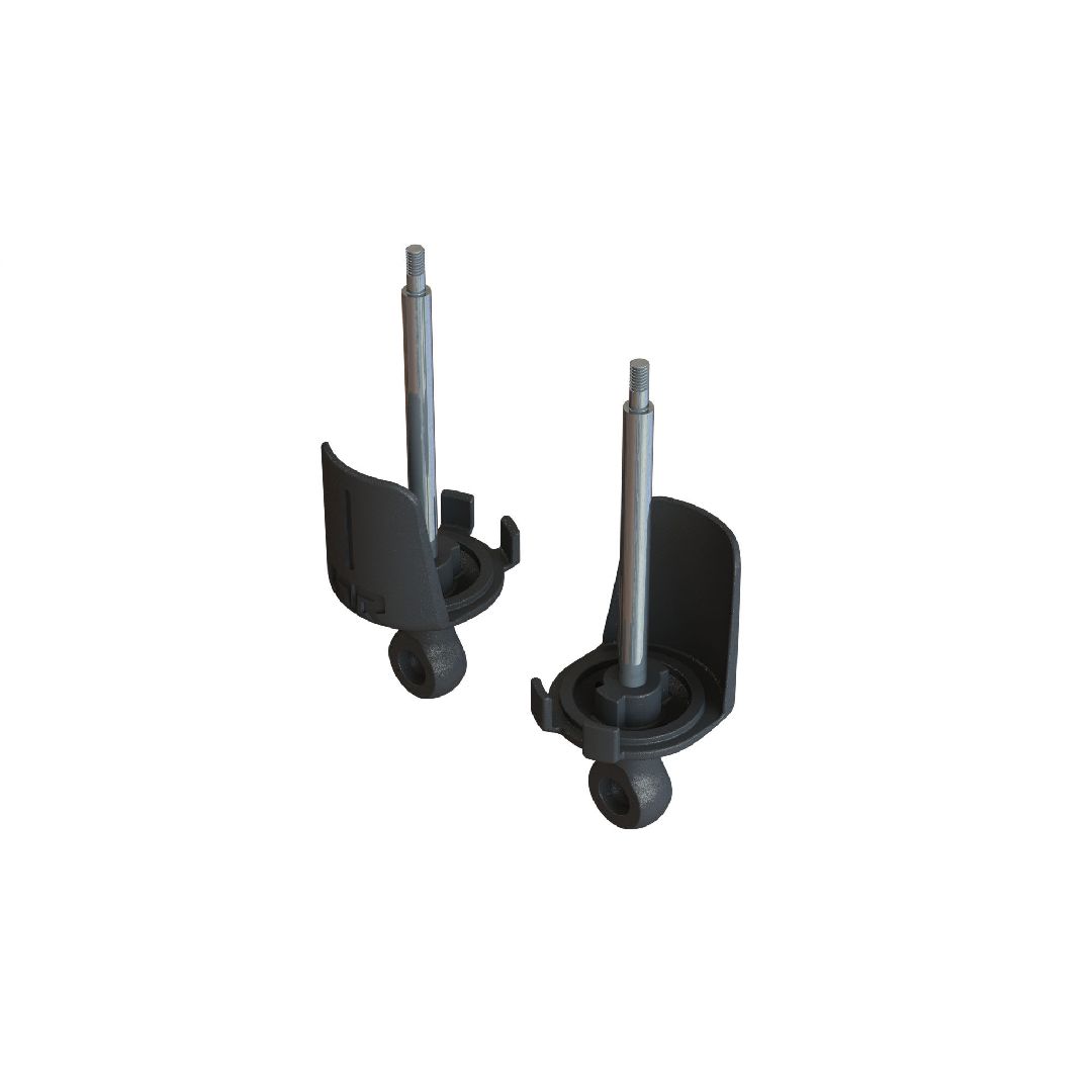 Arrma Shock Shaft,Eyelet & Sprg Perch Set Front (2)