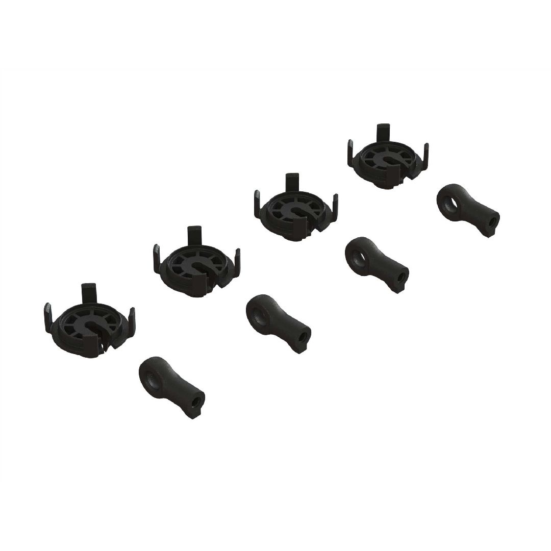 Arrma Shock Rod End & Spring Perch Set (4 Shocks)