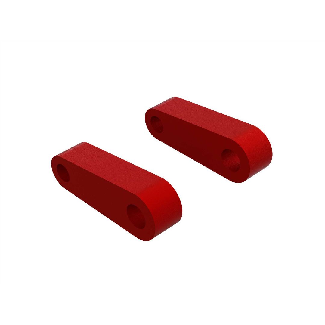 Arrma Aluminum Fr Suspension Mounts (2) - Red