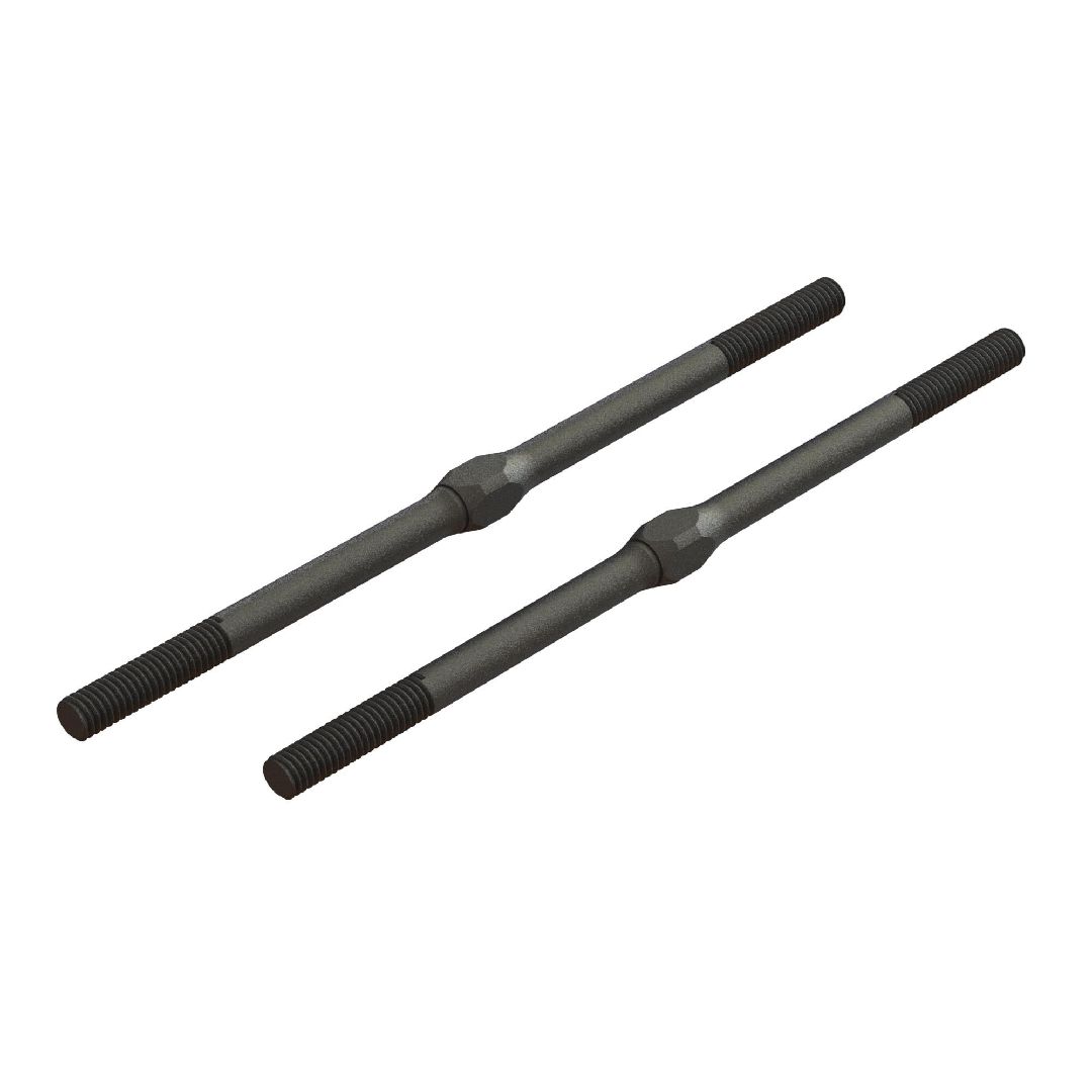 Arrma Steel Turnbuckle M4x95mm Black (2)