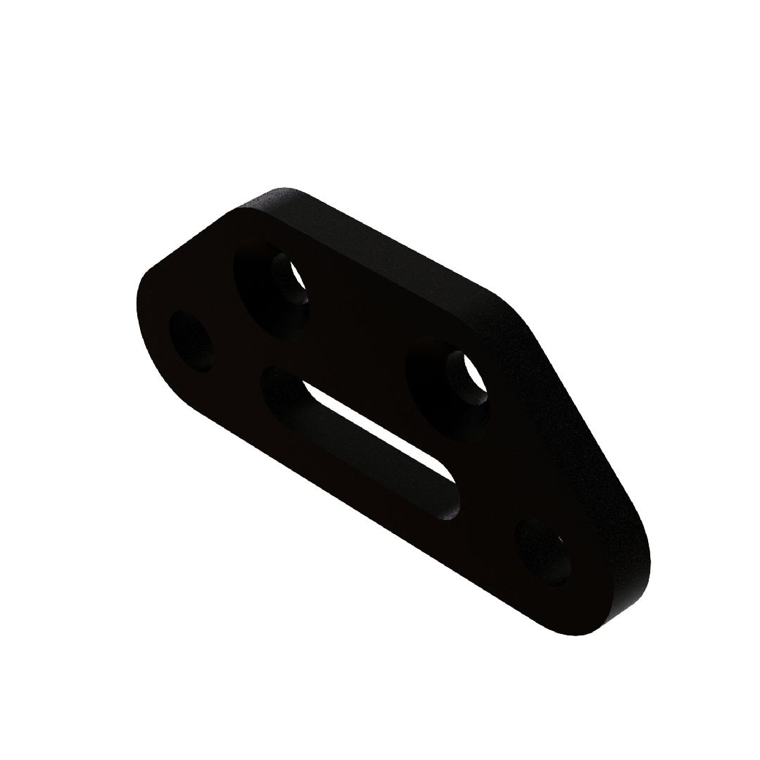 Arrma Aluminum Front Suspension Mount - Black