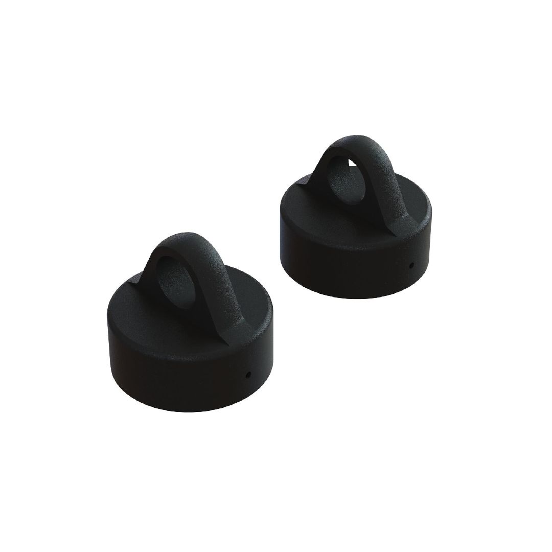 Arrma Aluminum Shock Cap (2) - Black