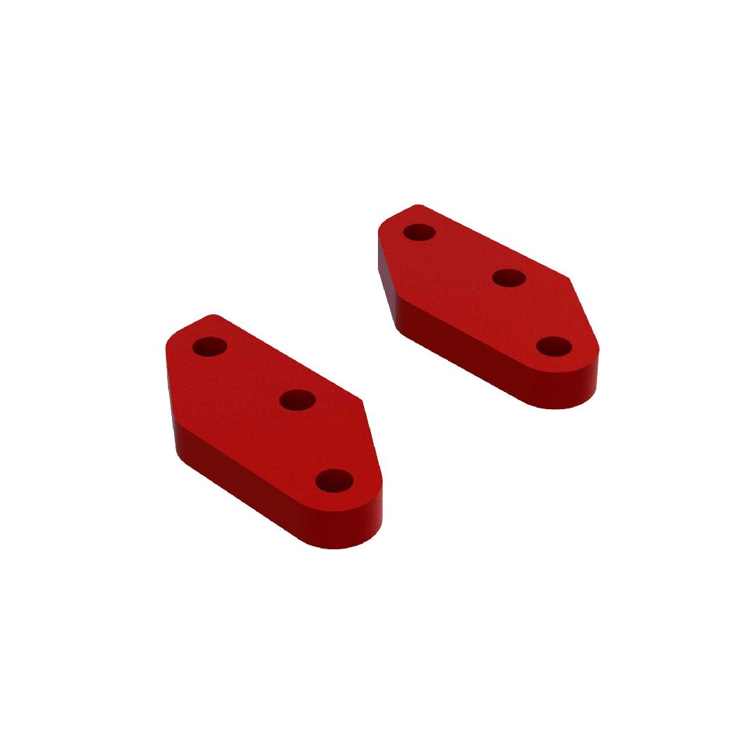 Arrma Aluminum Steering Plate A (2) - Red