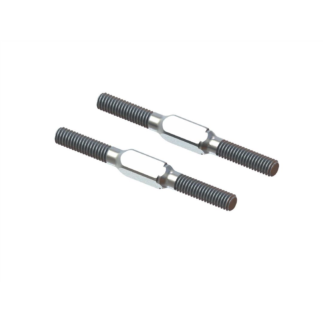 Arrma Steel Turnbuckle M4x45mm Silver (2)