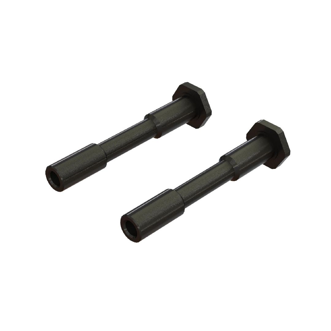 Arrma Steel Steering Post 6x42mm (2) - Black