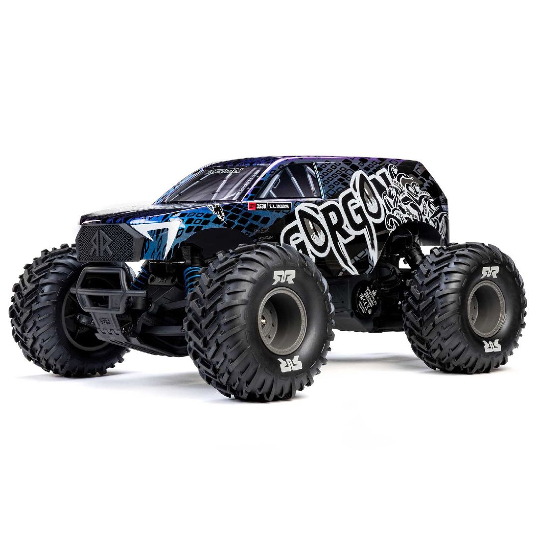 Arrma 1/10 GORGON 223S 2WD RTR Monster Truck - Blue/Black