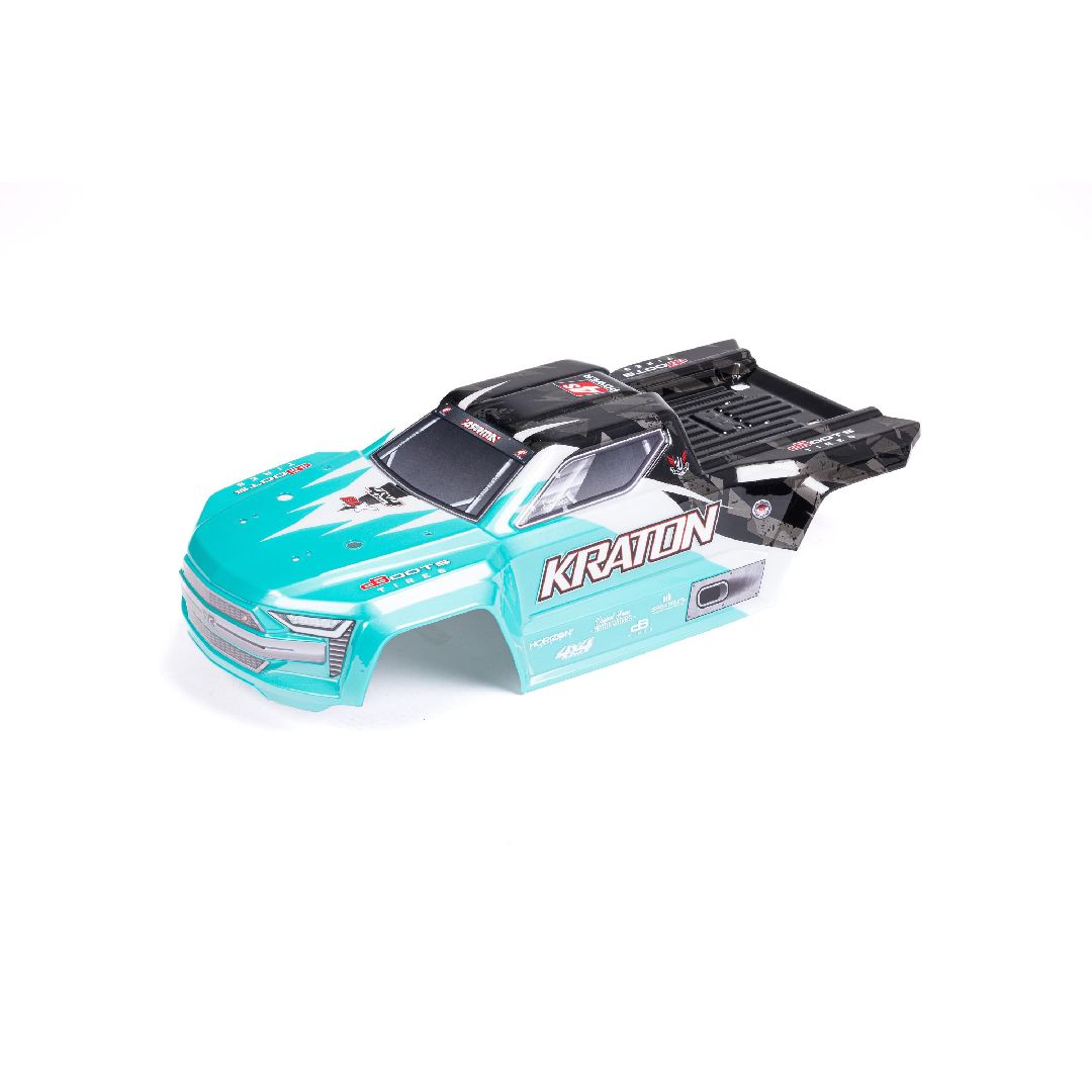 Arrma KRATON 4X4 4S BLX Finished Body - Teal/Black