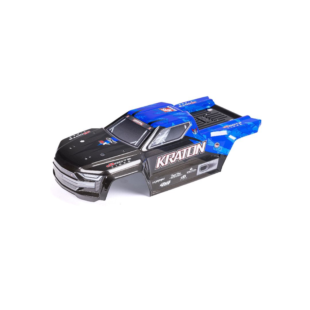 Arrma KRATON 4X4 4S BLX Finished Body - Black/Blue