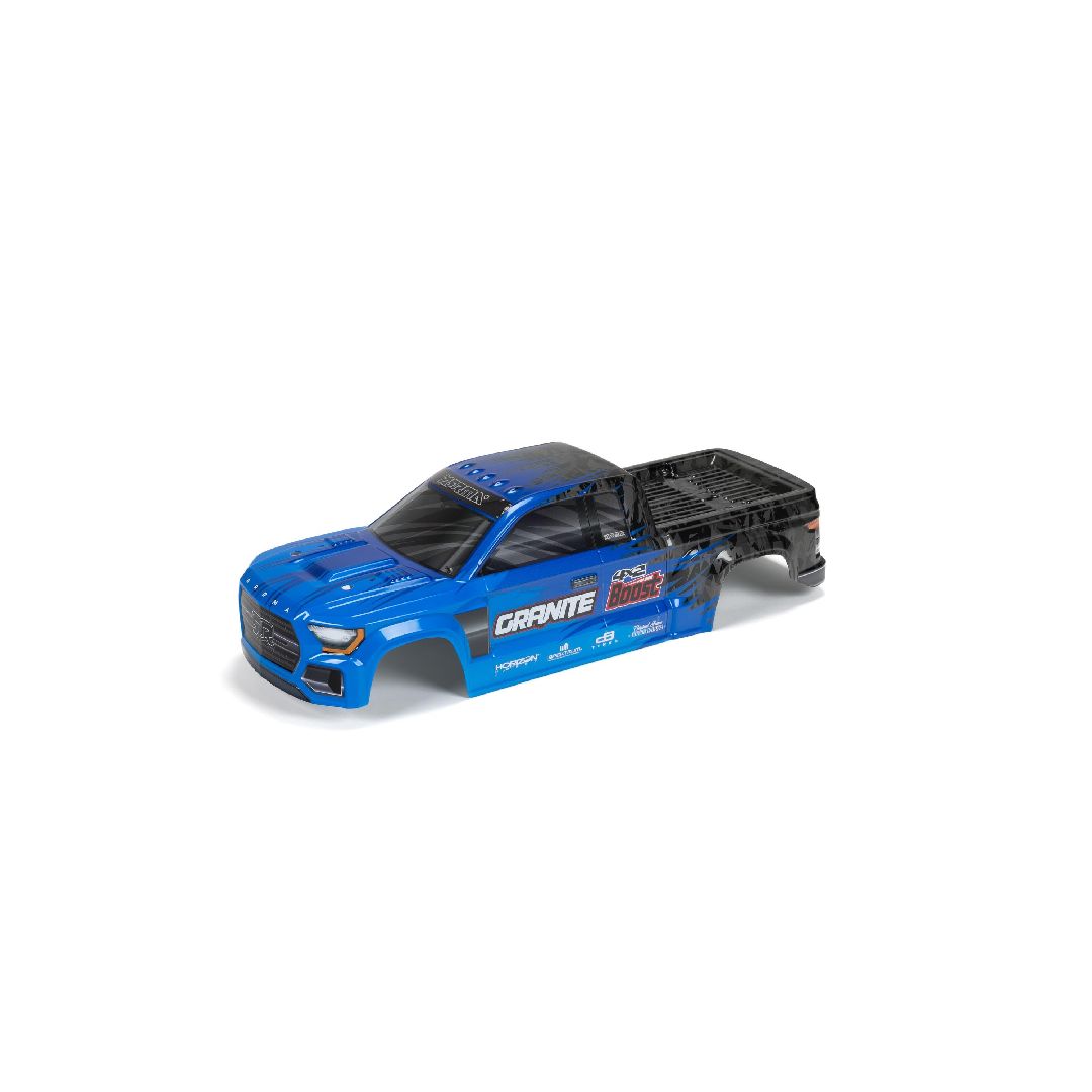 Arrma GRANITE 4X2 Painted Decaled Trimmed Body - Blue/Black