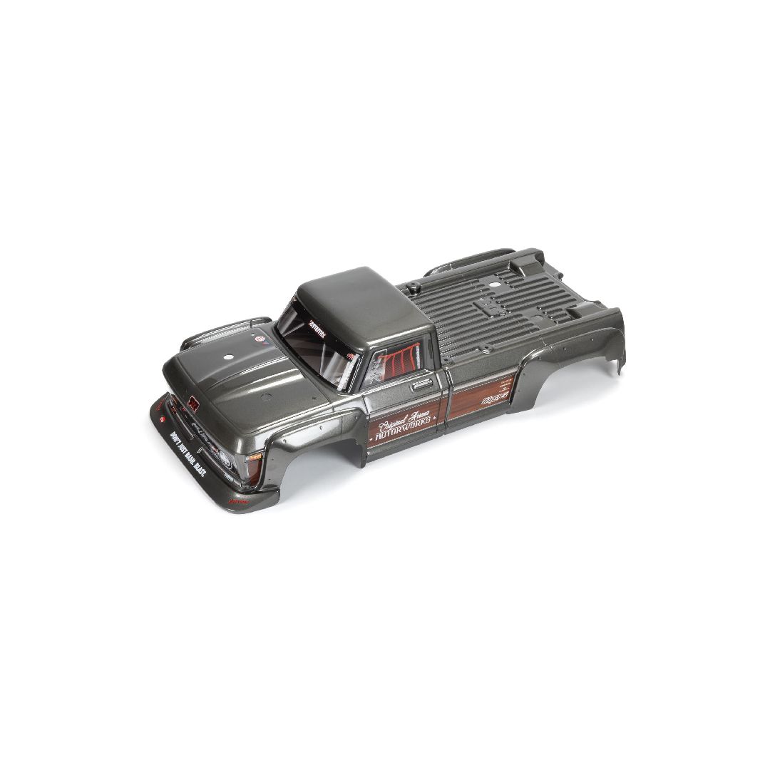 Arrma Outcast 4x4 BLX Painted Decaled Trimmed Body - Gunmetal