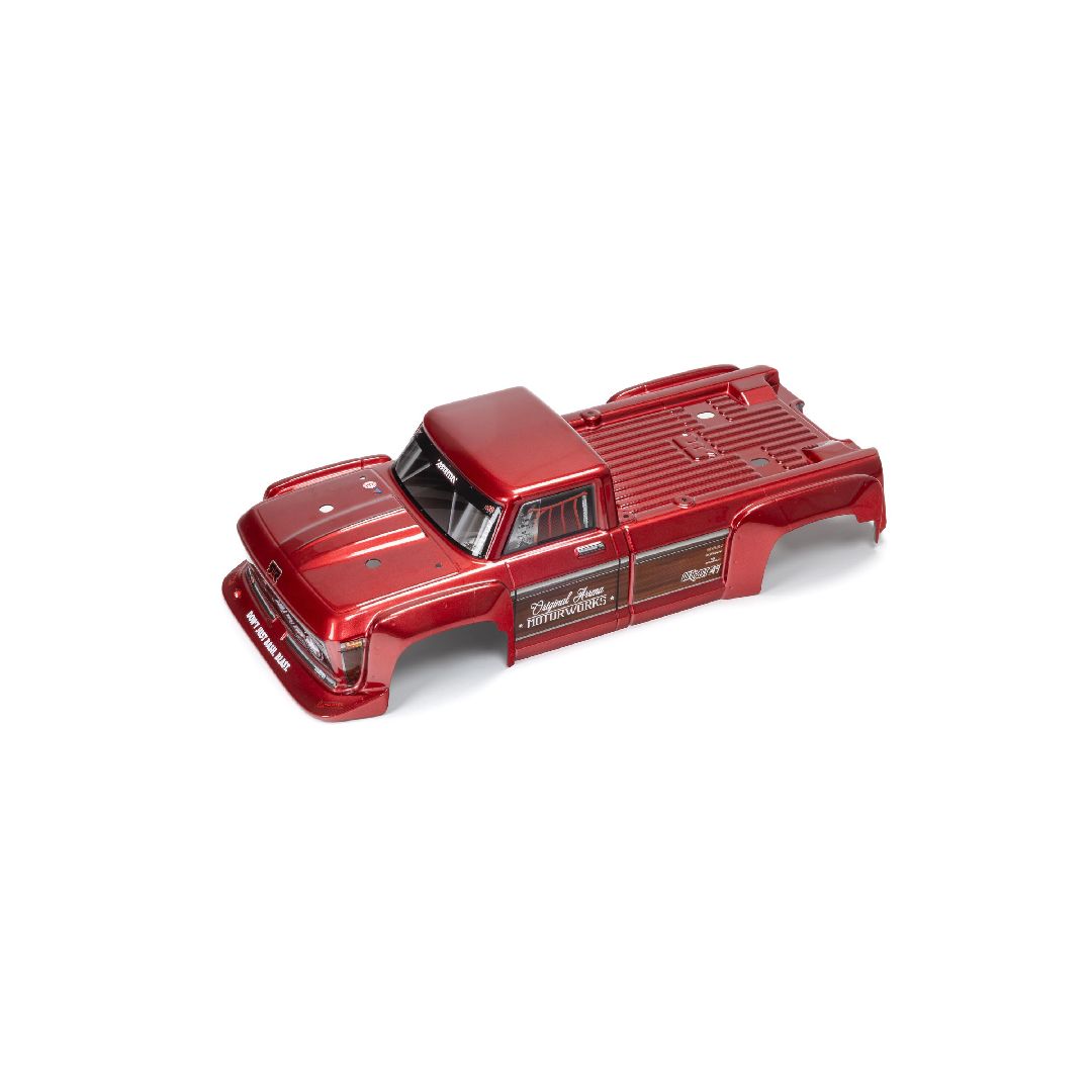 Arrma Outcast 4x4 BLX Painted Decaled Trimmed Body - Red