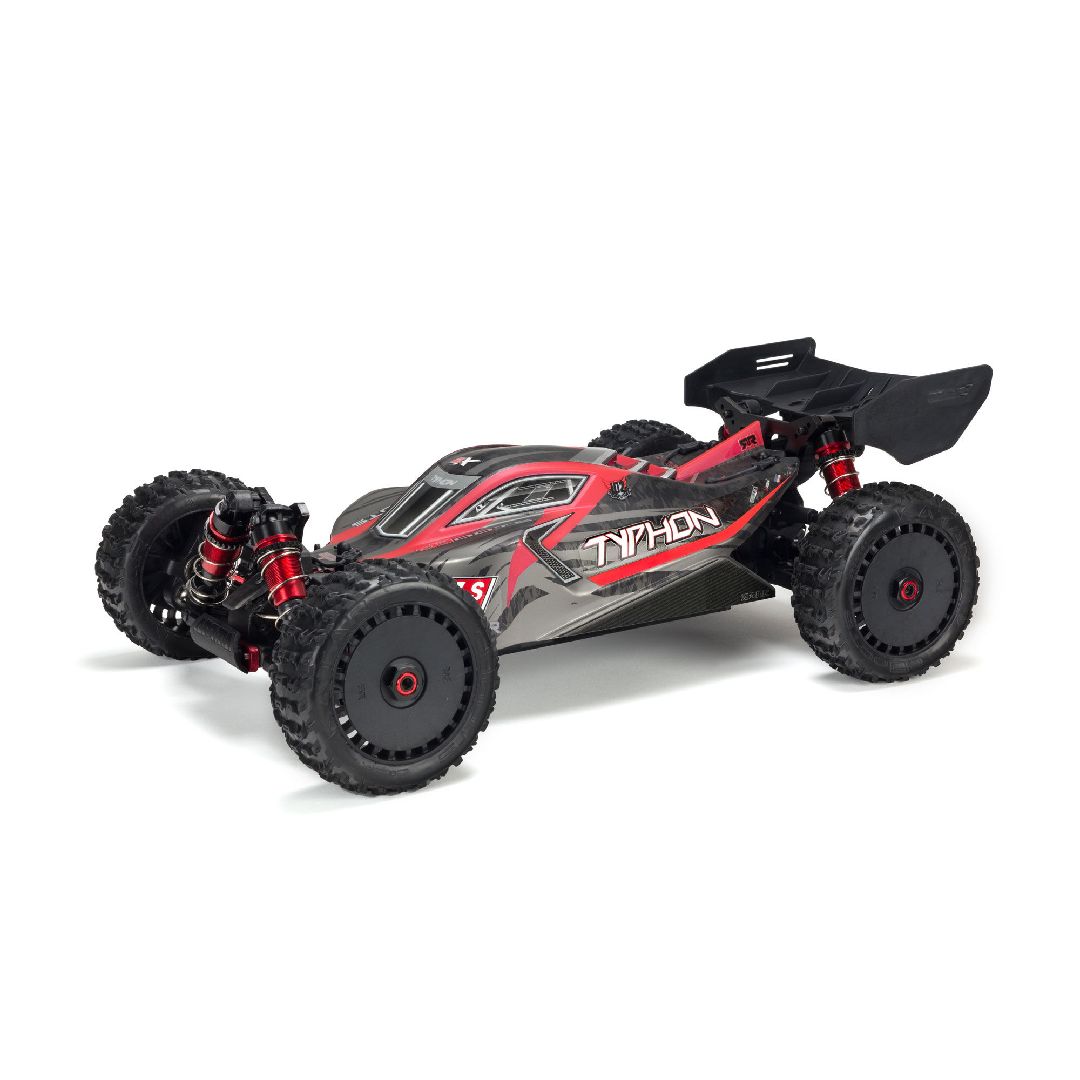 Arrma Body Painted w/Decals Typhon 6S - Black/Red Arrma Body Painted w/Decals Typhon 6S - Black/Red