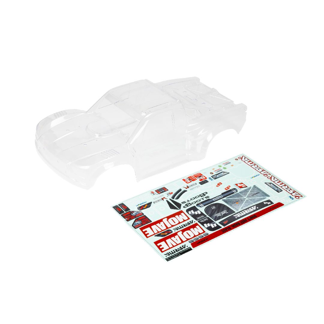 Arrma MOJAVE 4S Clear Trimmed Body (Inc. Decals)