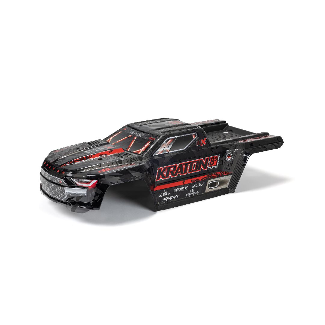 Arrma KRATON 8S Painted Decalled Trimmed Body - Black
