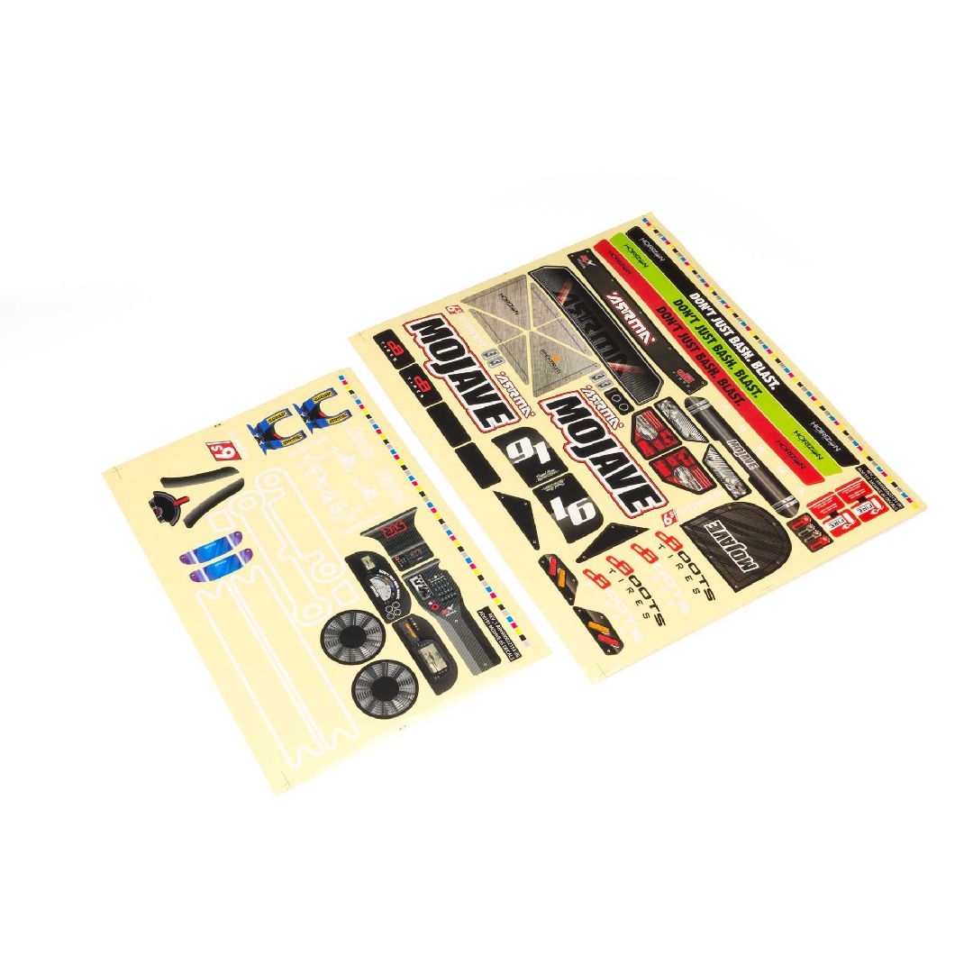 Arrma MOJAVE 6S BLX Clear Bodyshell (Inc. Decals)