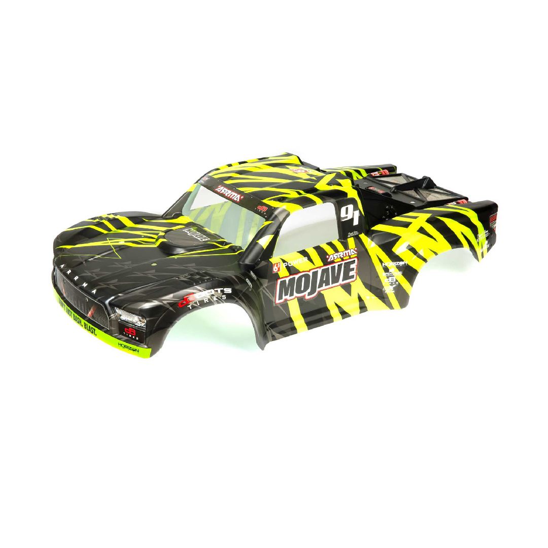 Arrma MOJAVE 6S BLX Finished Body - Black/Green