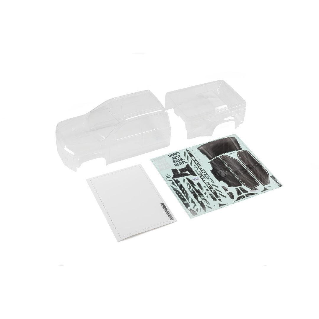 Arrma BIG ROCK Clear Body (Inc. Decals)