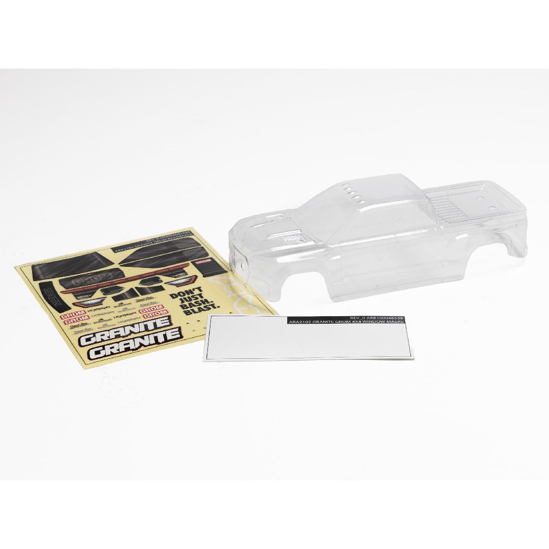 Arrma Granite GROM Body - Clear
