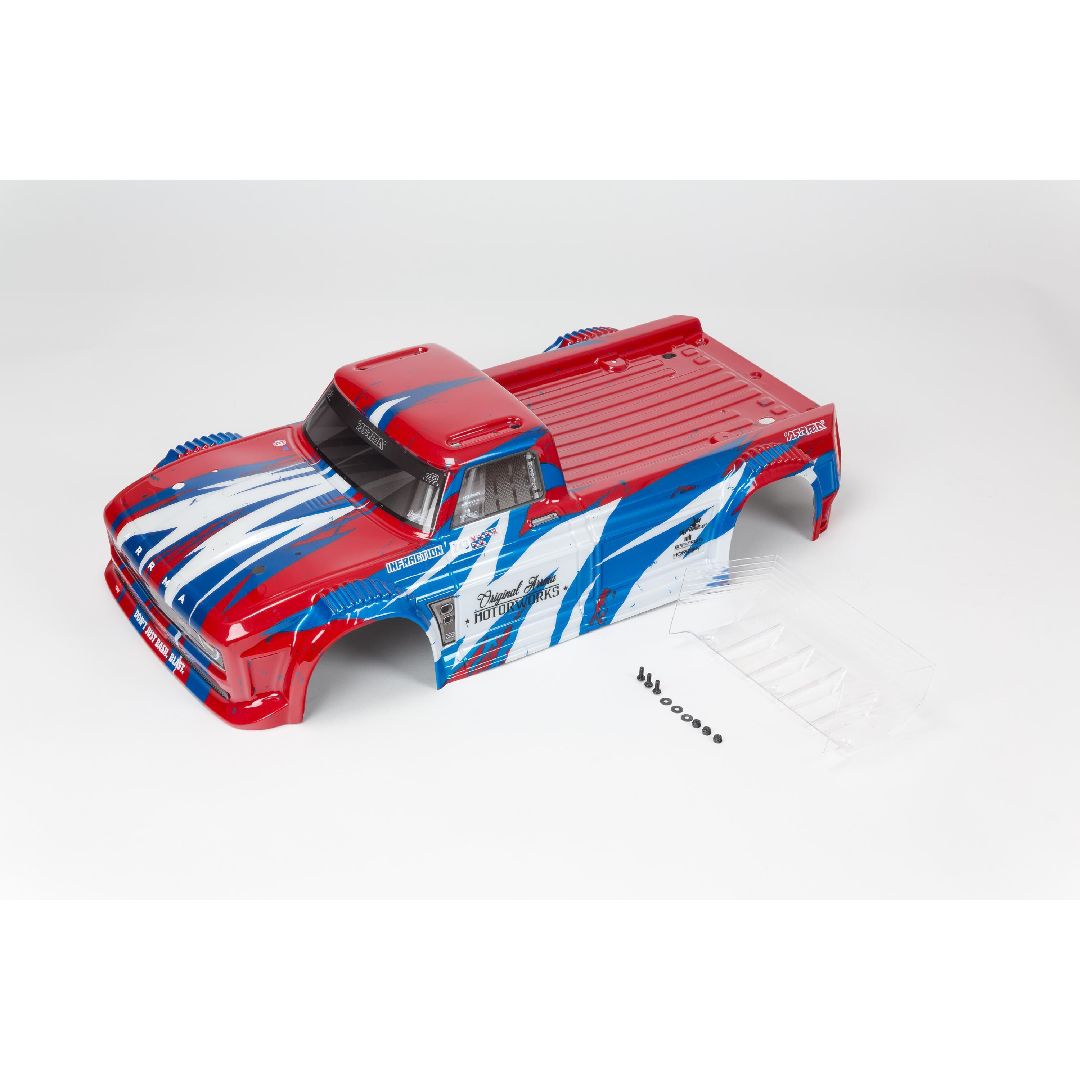 Arrma 1/8 INFRACTION 4X4 MEGA Finished Body - Red