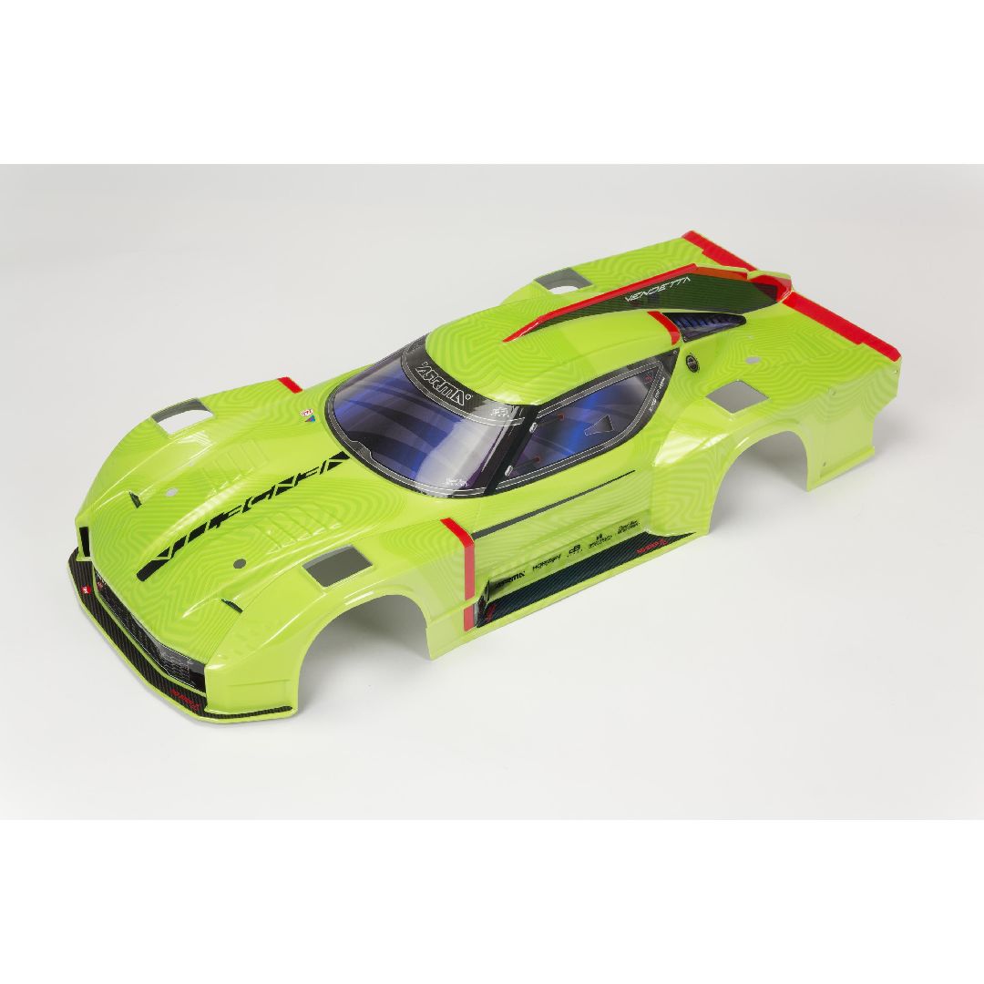 Arrma VENDETTA 4X4 BLX Finished Body - Green Arrma VENDETTA 4X4 BLX Finished Body - Green
