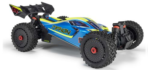 Arrma 1/8 TYPHON 4x4 223S Brushless Buggy RTR with DSC - Blue